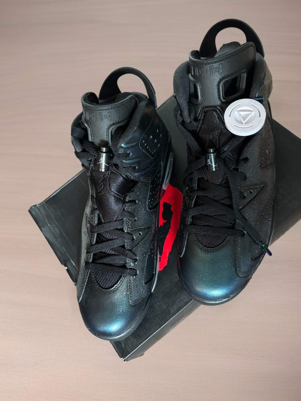 Air Jordan Retro AS All-Black High-Top Basketball  Sneakers Mens 9/Womens 10.5